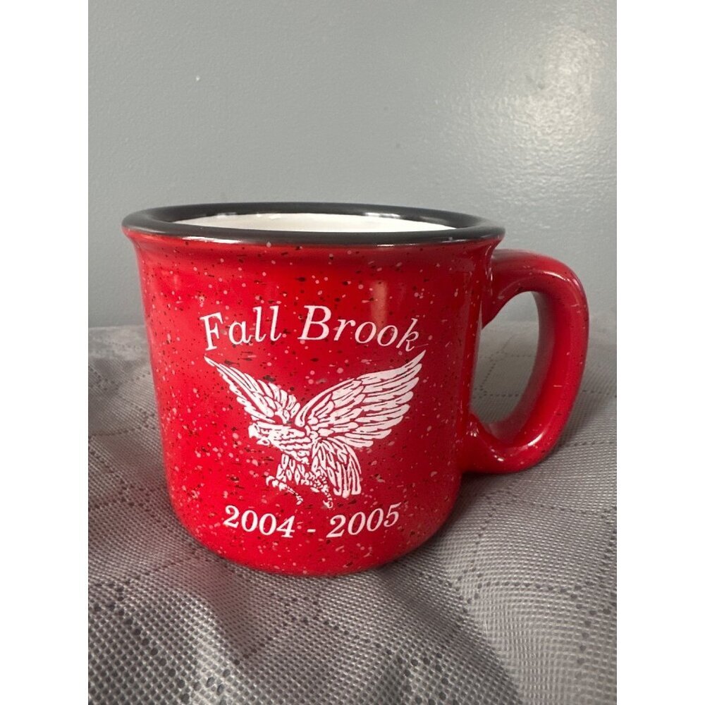 Fall Brook Eagle Coffee Mug Heavy Rustic Cabin Camper Gift Camping outdoors